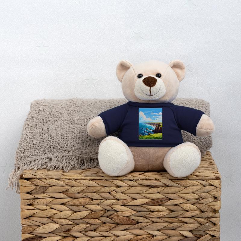 Lands End Cornouailles Angleterre Royaume-Uni Affiche de voyage WPA Nounours
