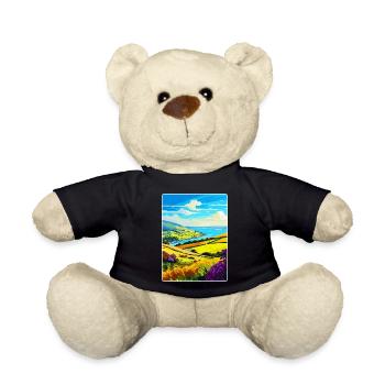 Exmoor Nationalpark Reiseposter Souvenir WPA - Teddy - Schwarz - Vorne