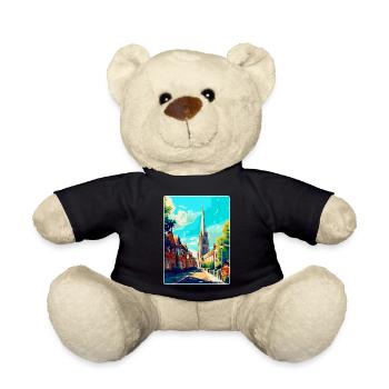 Salisbury England Uk Reiseposter Souvenir WPA - Teddy - Schwarz - Vorne