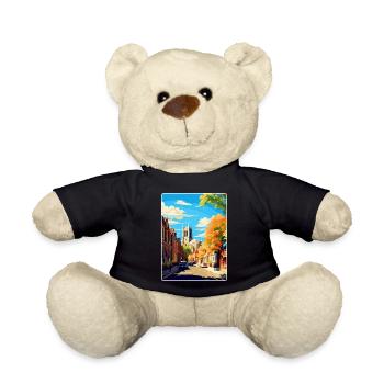 Richmond England Uk Vintage Reise Poster Souvenir - Teddy - Schwarz - Vorne