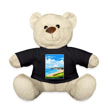 Maenporth Cornwall England Vereinigtes Königreich Reiseposter WPA - Teddy - Schwarz - Vorne