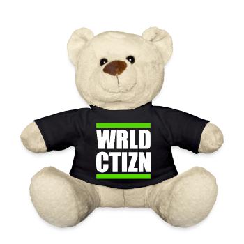 world citizen - Wrld ctizn - Nounours - noir - Devant