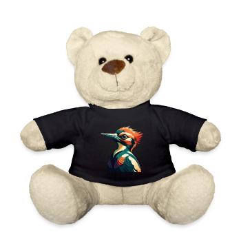 Pic Personnage De Dessin Animé Animal De Compagnie Coloré - Nounours - noir - Devant