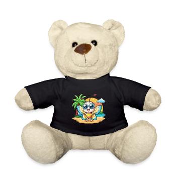 Schmetterling Lustige Cartoon Sommer Strand Sonnenbrille - Teddy - Schwarz - Vorne