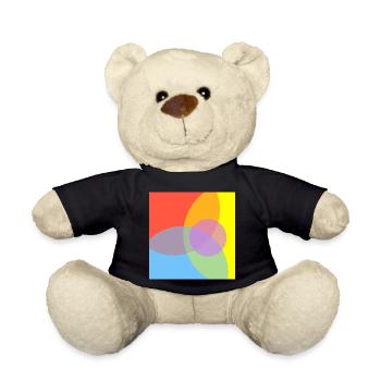  Farbenspiele Muster - Teddy - Schwarz - Vorne