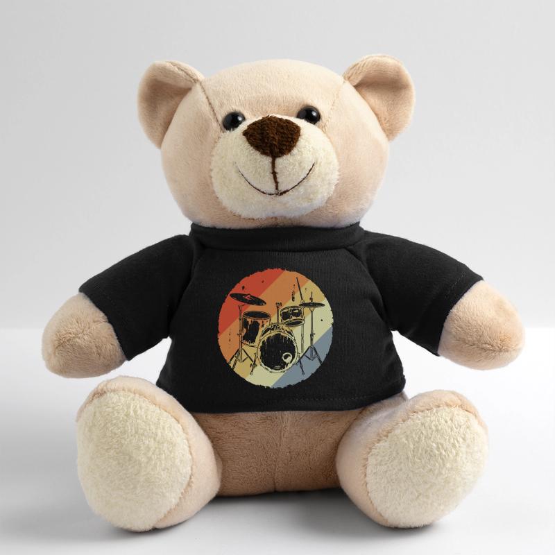 Drums Retro Teddy Bear
