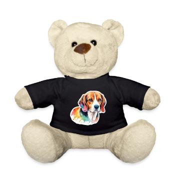 Beagle Aquarelles - Nounours - noir - Devant