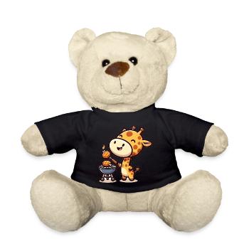 Cute BBQ Giraffe - Teddy - Schwarz - Vorne