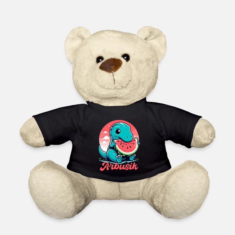 Süßer T-Rex Wassermelone Arbusik Geschenk - Teddy - Schwarz