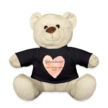 No matter what happens, my girls take care of it - Teddy Bear - black - Front
