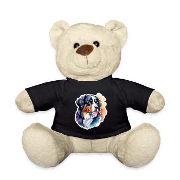 Berner Sennenhund Wasserfarben - Teddy - Schwarz - Vorne