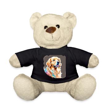 Golden Retriever Wasserfarben - Teddy - Schwarz - Vorne