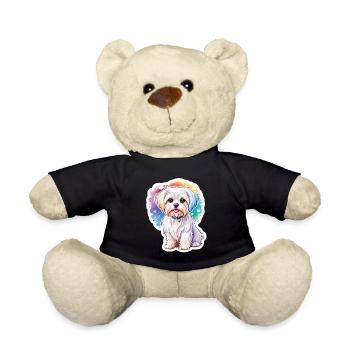 Malteser Wasserfarben - Teddy - Schwarz - Vorne