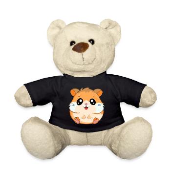 Hamster - Teddy Bear - black - Front
