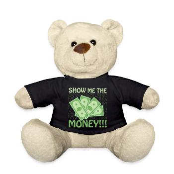 Show Money Design für gut verdienende Berufstätige - Teddy - Schwarz - Vorne