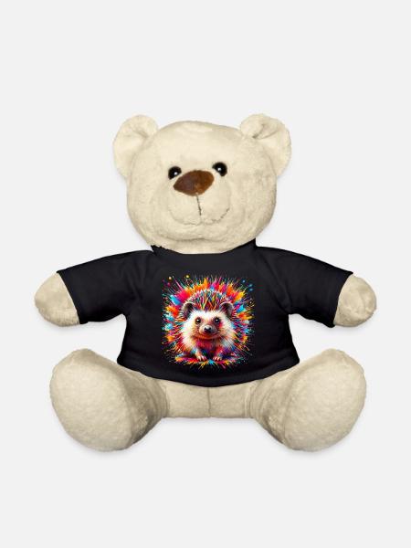 Igel - Teddy - Schwarz