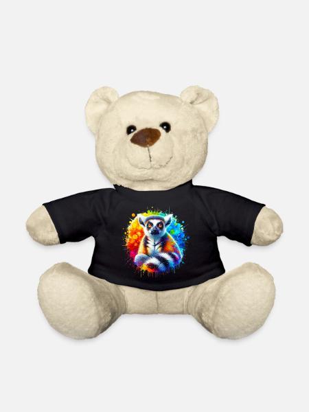 Lemur - Teddy Bear - black