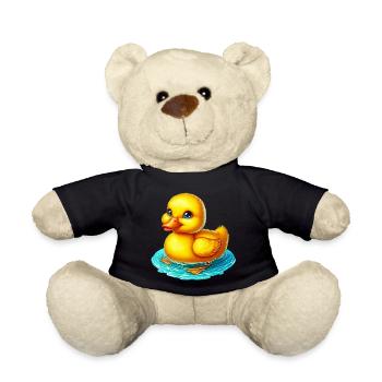 Duckling Duck Duck Duck - Teddy Bear - black - Front