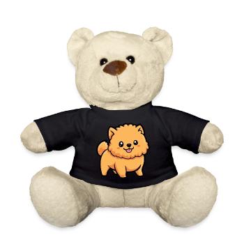 Chow Chow Dog Comic Cute - Teddy Bear - black - Front