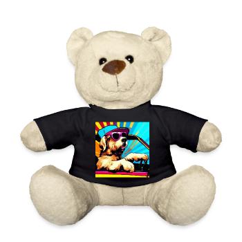 Dog - Teddy Bear - black - Front