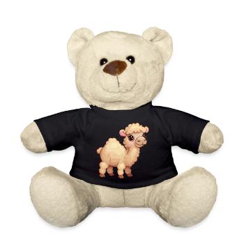 Sweet camel/dromedary - cloven-hoofed animals with charm - Teddy Bear - black - Front