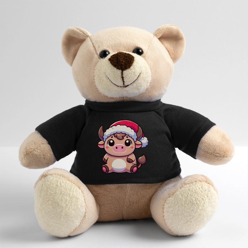 Mignon Chibi Noël Vache Dessin Animé Nounours