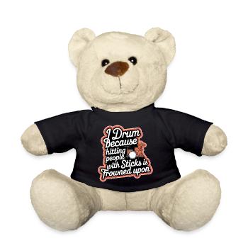 Drum Because Hitting People Is Frowned Upon 8 - Teddy - Schwarz - Vorne