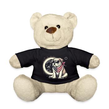 Patriotische Bulldogge Sonnenfinsternis - Teddy - Schwarz - Vorne