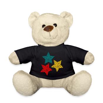 ETOILE. NOËL. JOYEUX NOËL. MERRY CHRISTMAS - Nounours - noir - Devant
