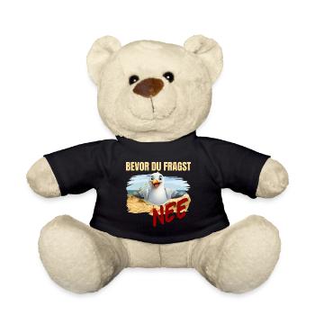 Bevor du fragst - Nee - Teddy - Schwarz - Vorne