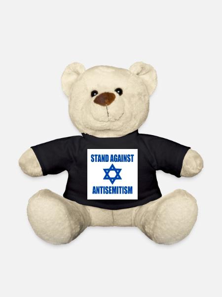 stand against antisemitism - Teddy - Schwarz
