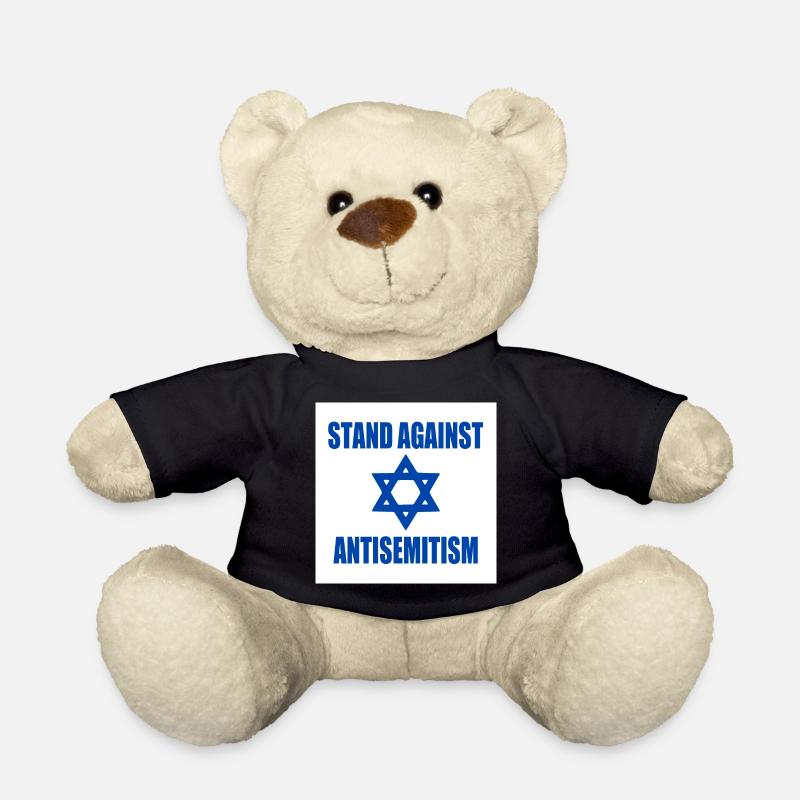 stand against antisemitism - Teddy - Schwarz