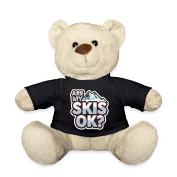 Are My Skis Ok 9 - Teddy - Schwarz - Vorne