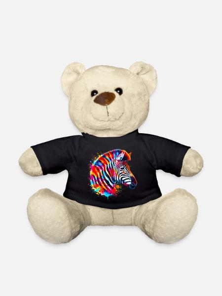 Zebra - Teddy - Schwarz