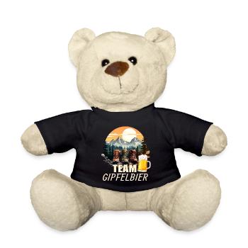 Team Gipfelbier - Teddy - Schwarz - Vorne