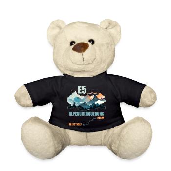 E5 Alpenüberquerung - Teddy - Schwarz - Vorne