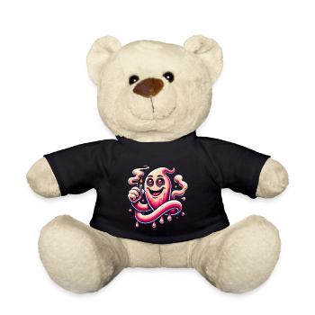 Drôle Stoner Ghost Cartoon Design - Nounours - noir - Devant