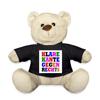 klare kante gegen rechts - Teddy - Schwarz - Vorne