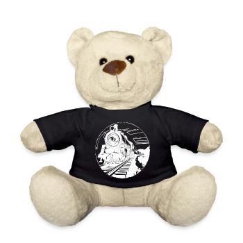 Railway Graphic - Teddy Bear - black - Front