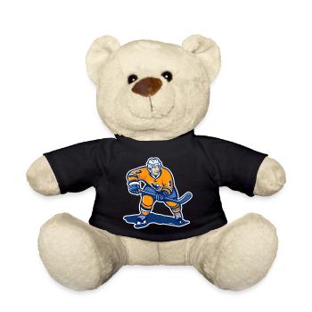 Eishockeyspieler Grafik - Teddy - Schwarz - Vorne