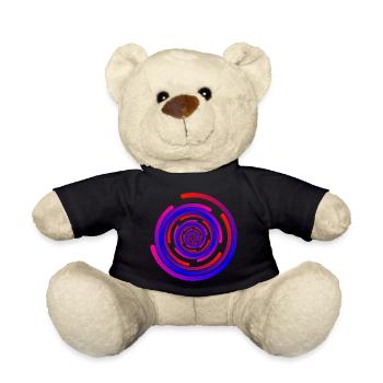 crazy circles - Teddy - Schwarz - Vorne