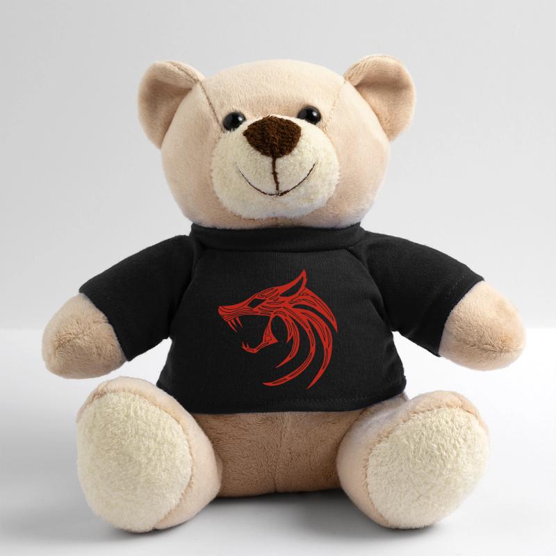 Roter Dämonischer Wolf Teddy