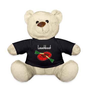 Lauchboot Lustiges Bild Witz dünn - Teddy - Schwarz - Vorne