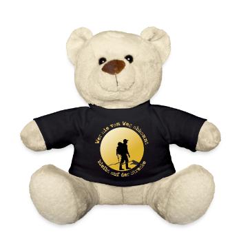 Wanderer auf der Straße - Teddy - Schwarz - Vorne