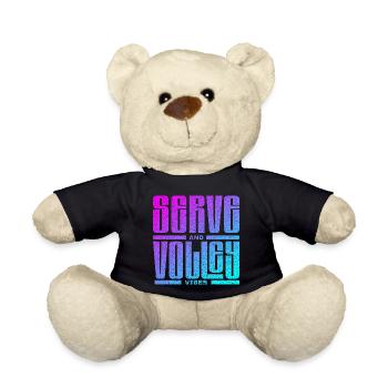 Tennis serve and volley style - Teddy - Schwarz - Vorne