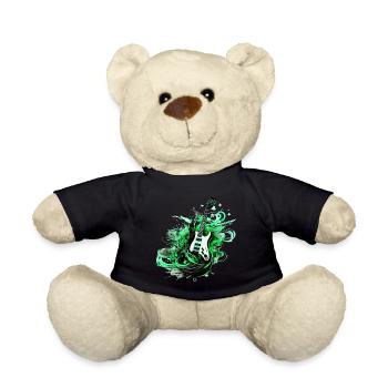 E-Gitarre Gitarre Gitarrist Musik Instrument Rock - Teddy - Schwarz - Vorne