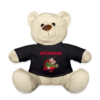 Aperitif Superheld - Teddy - Schwarz - Vorne