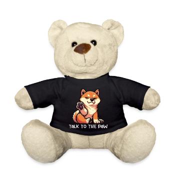 Talk to the Paw Shiba Inu Shiba owner Shiba dog - Teddy Bear - black - Front