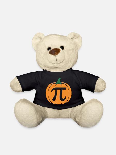 Pi Kürbis Halloween T-Shirt - Teddy - Schwarz