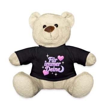 Bien à vous pour toujours / Y2K Statement Design - Nounours - noir - Devant